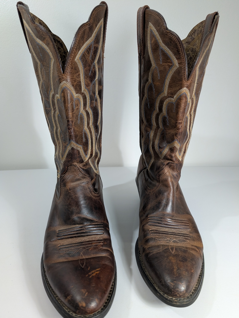 Women's Ariat Brown Leather Western Cowboy Boots